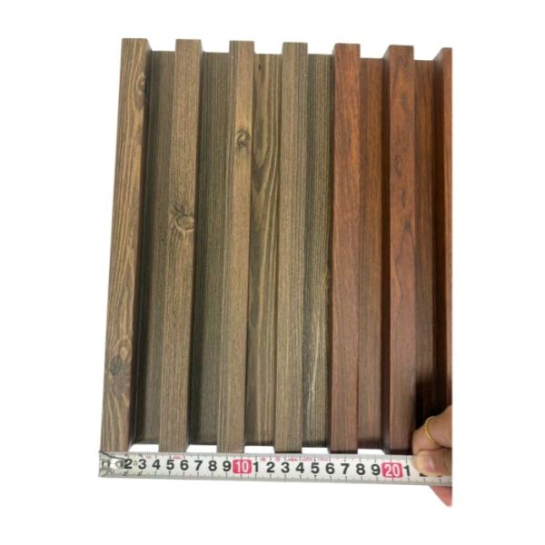 Glossy 24mm Interior WPC Wall Panel Flame Retardant Anti Warp