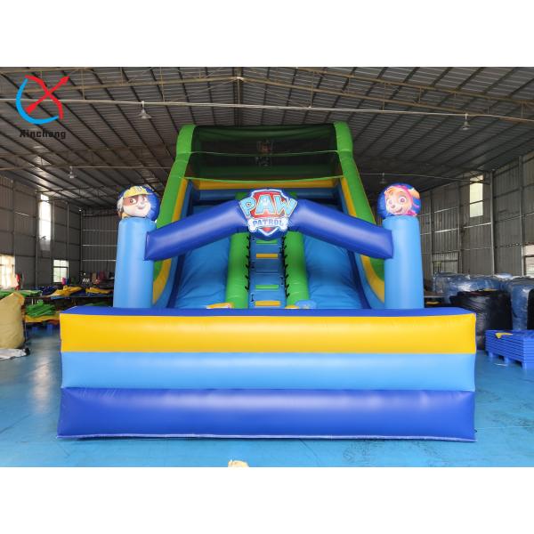 Commercial Glissière gonflable patrouille patrouille Glissière gonflable double sec à l'extérieur