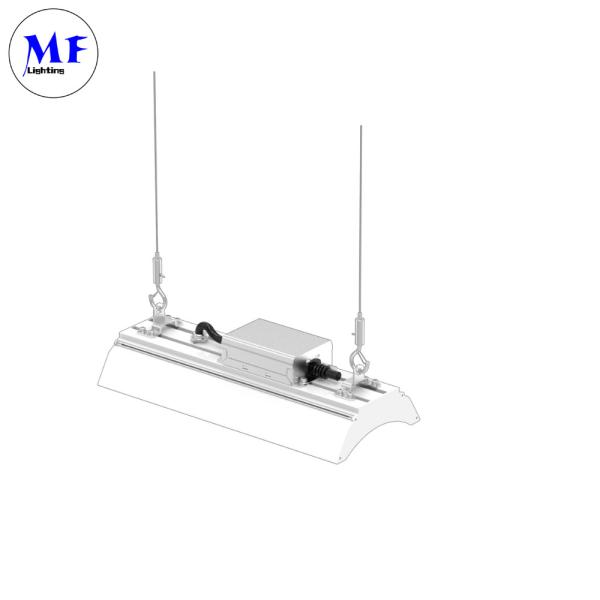 100W IP66 LED linear à prova d'água Luz de baía alta Ângulo de feixe à prova de poeira 60° /90° /80*150° /90*120° Lente PC Para Shopping Mall