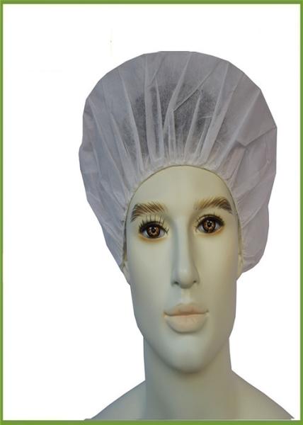 18'' 21'' 24'' Disposable Hair Cover , Disposable Nurse Cap Economic For Operating Room
