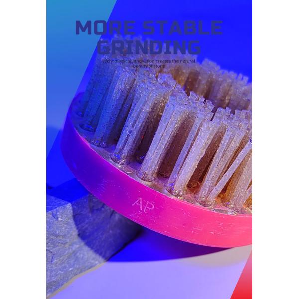 Долгая срок службы Круглая стальная щетка Fickert Frankfurt для полировки гранитных мраморных плиток