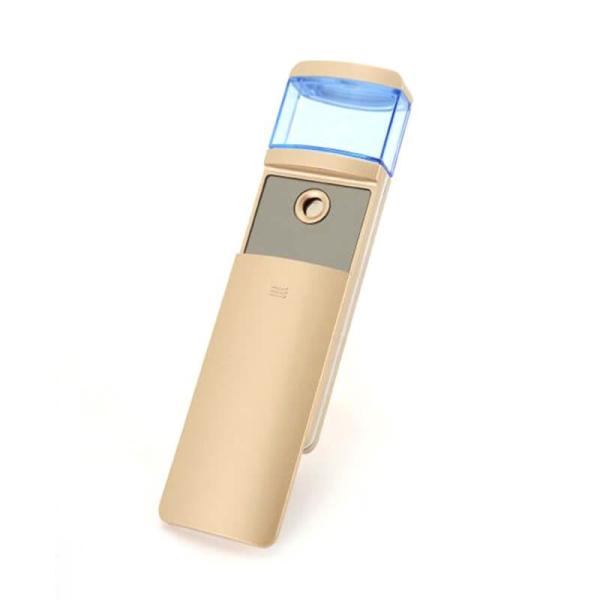 USB Rechargeable Nano Facial Mister , Textured Sliding Mini Handy Mist Sprayer