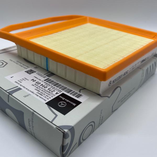 A2760940504 Engine Air Filter Fits Mercedes M276 Turbo Petrol Engine , Cross Ref C28003, 326×212×45mm White Multi-Layer Media with Full Seal Gasket OE Standard & Easy Installation