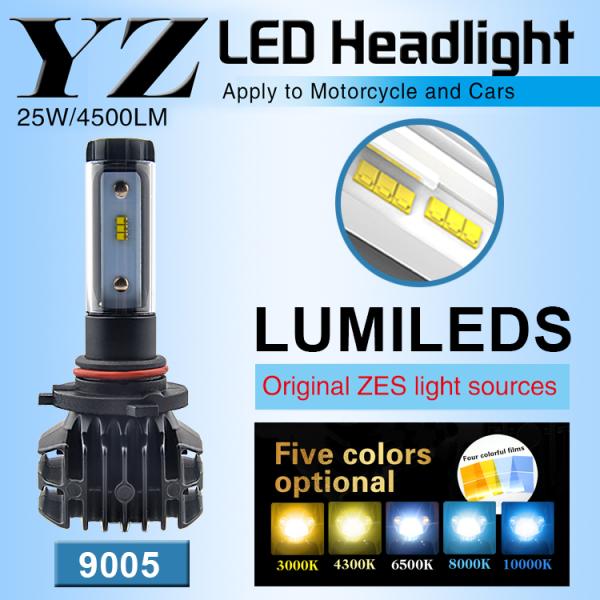 Waterpoof 9005 LED Car Headlight Bulbs High Beam Led Headlamp Bulbs H7