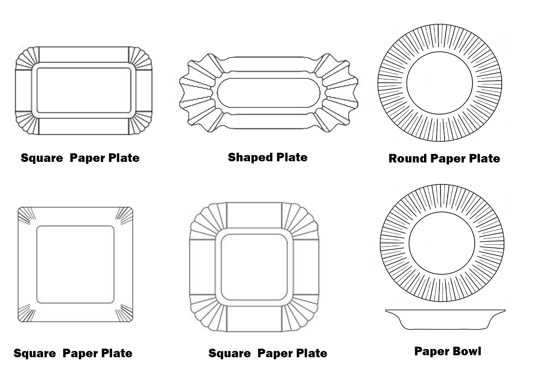 Biodegradable Disposable Paper Plates Ecofriendly Heavy Duty Round Design Suitable Catering Events Parties Picnics and Outdoor