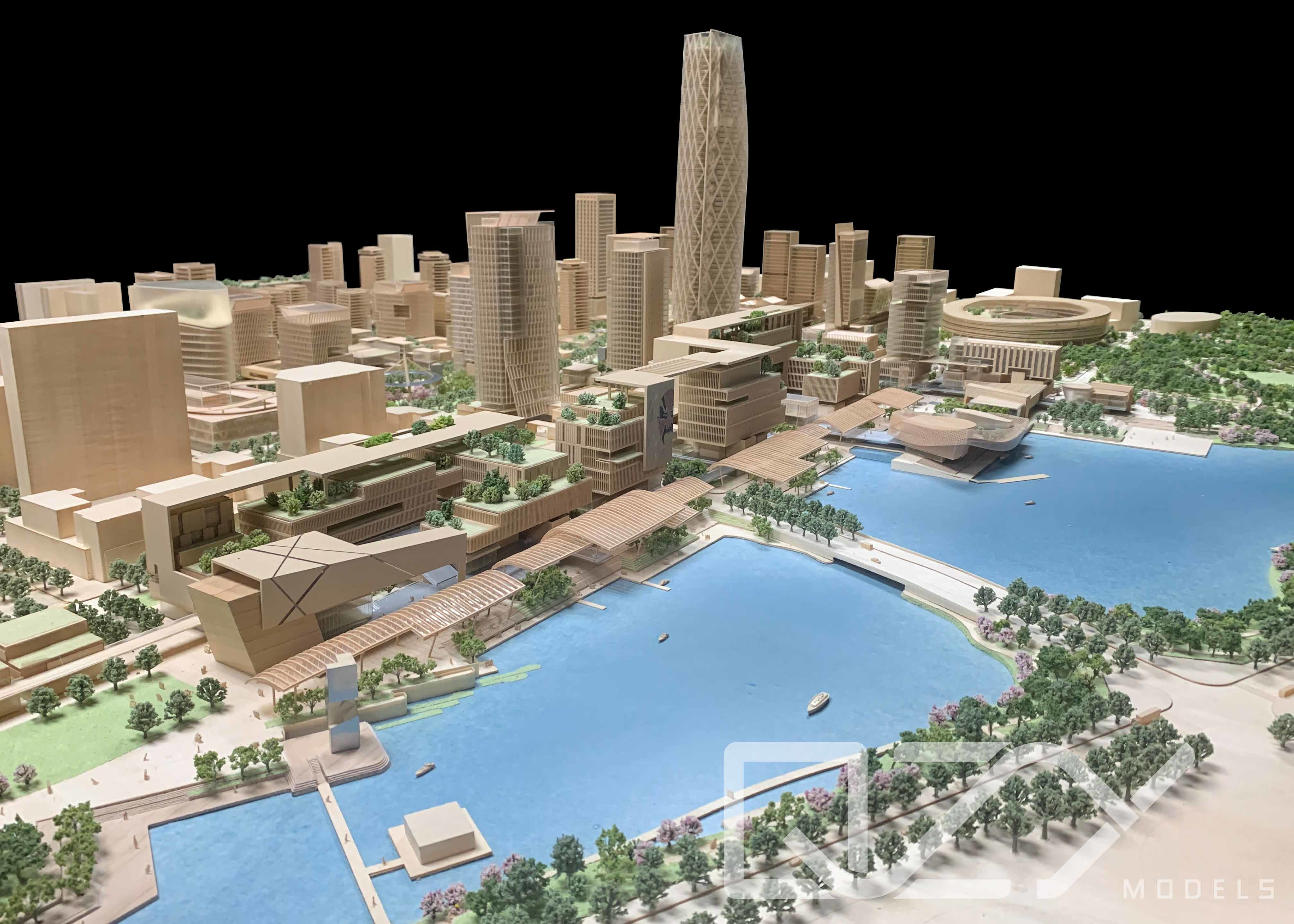 Custom Large Urban Planning Architectural Model | 1:500 Chengdu 5G Smart City|Aecom