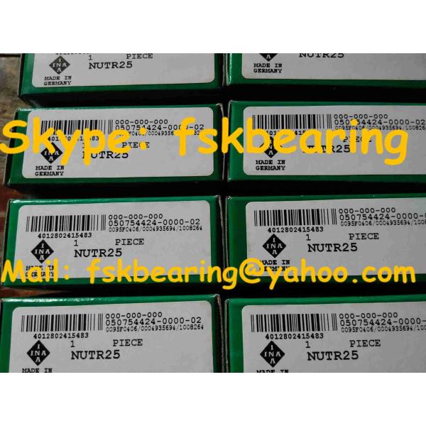 頑丈な機械のための密封された NUTR25 軸方向トラックの軸受