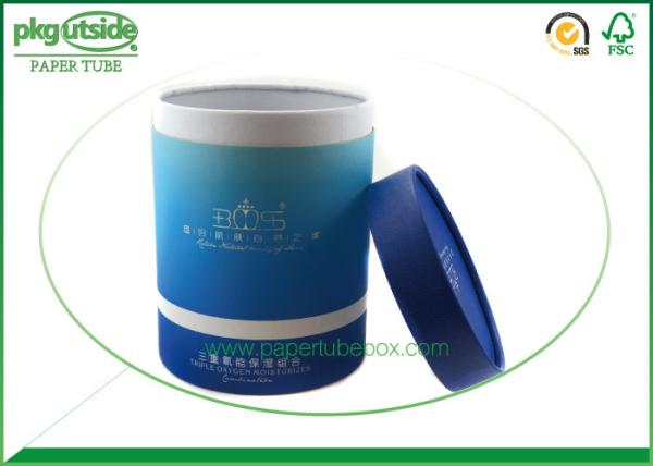 High End Printed Cardboard Tubes , Durable Recyclable Cylinder Tube Packaging