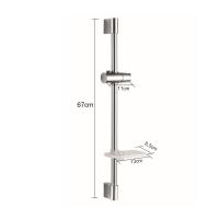 Barre à glissière réglable pour le souleveur de douche en acier inoxydable moderne simple SUS304