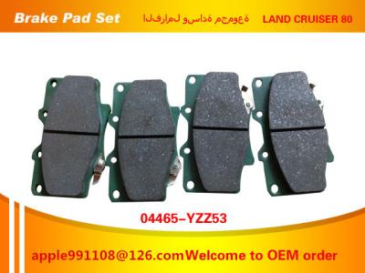 Semi Metallic Car Brake Pads Size Standard For Toyota LX470 04465-60320