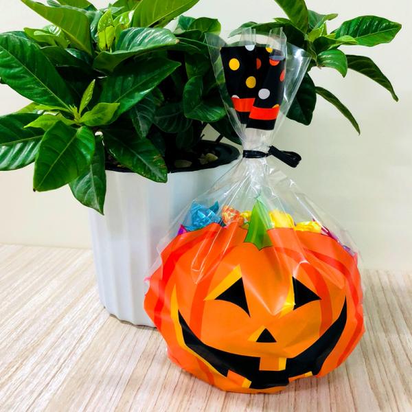 Halloween Monsters Plastic Packaging Treat Bags For Cookie / Biscuit Packaging
