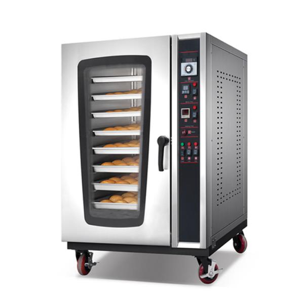 A circulação de ar quente Oven Pizza Buns de cozimento comercial pequeno 10 bandejas intoxica elétrico