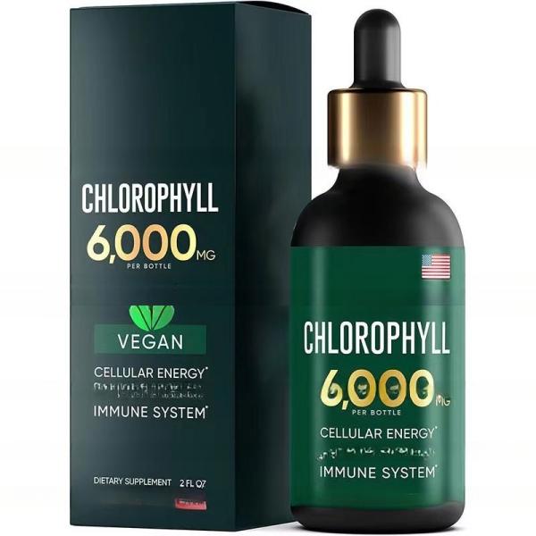 OEM Private Label Oral Liquid Chlorophyll Herbal Extract 6000 mg - Premium Liquid Chlorophyll Energy Drink Formula
