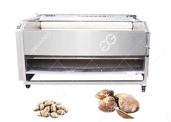 GELGOOG Seafood Fish Washing Cleaning Machine Stainless Steel 8-15 Brush