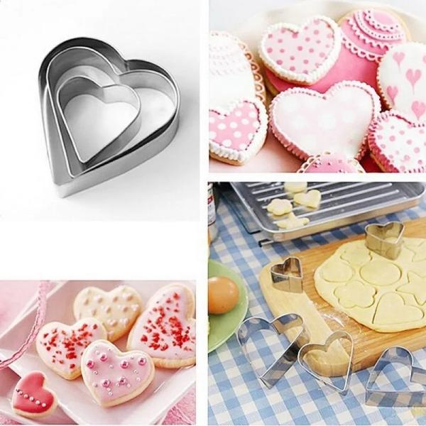 DIY Heart Shaped Cookie Cutter Commercial Bakery Equipment Personalised