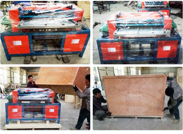 Stripping Type AC Radiator Recycling Machine Customized Color