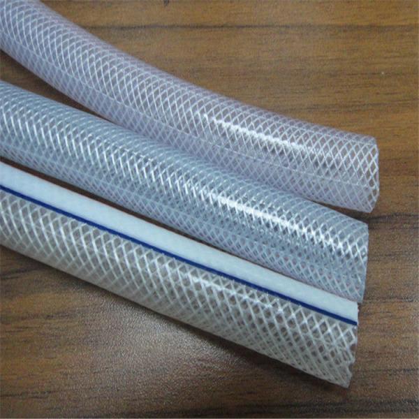 China pvc plastic fiber braided high pressure colored reinforced tubing hose
