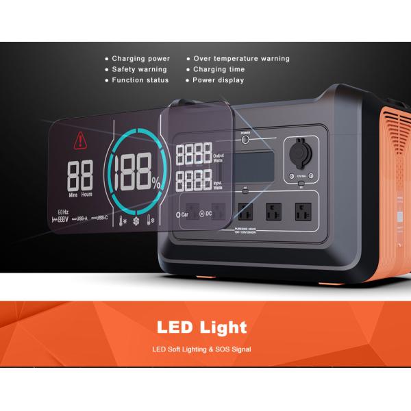 на открытом воздухе располагаясь лагерем портативный банк 48V 2232Wh солнечной энергии 2400W