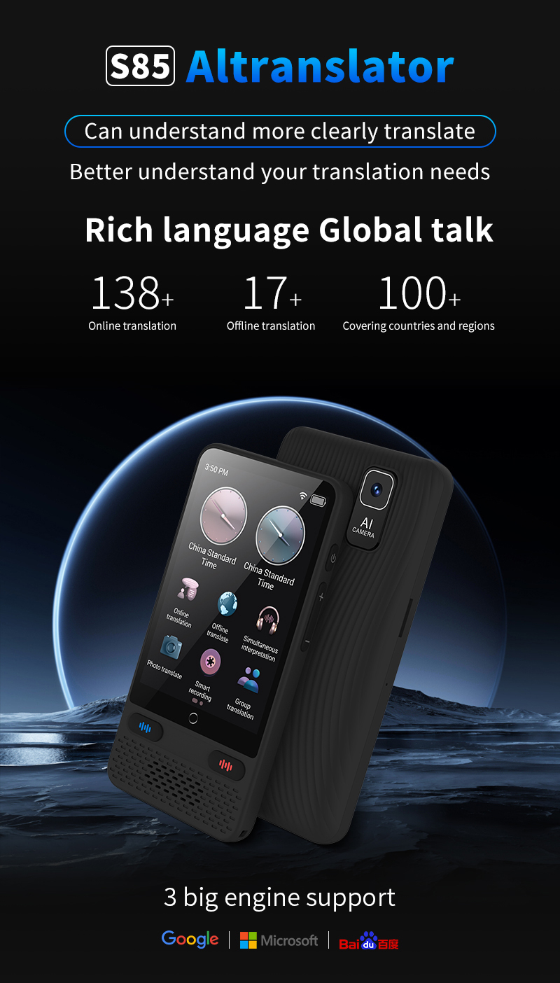 Online Offline Intelligent Language Translator Interpretation Device Text Translation