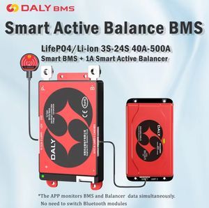 High-Efficiency BMS with 60A Charge for 8s-17s Battery Strings