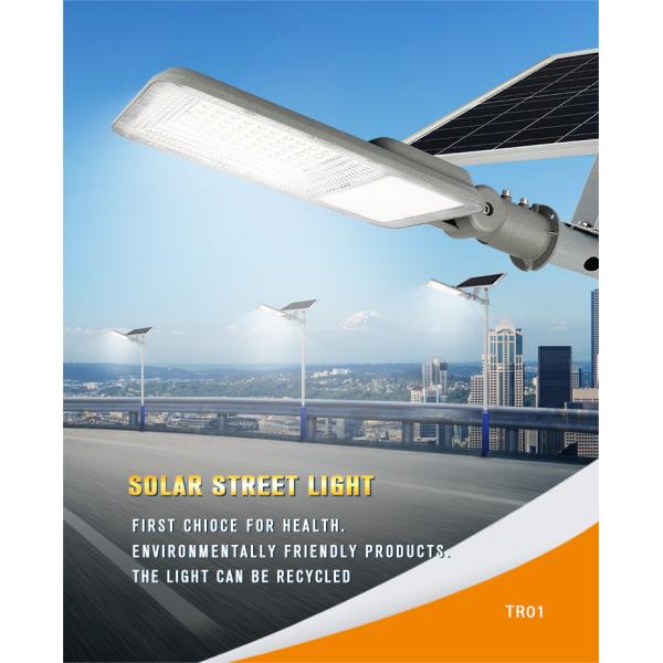 Industrial Aluminum Solar LED Street Lights 100 W 200 W 500 W With Pole