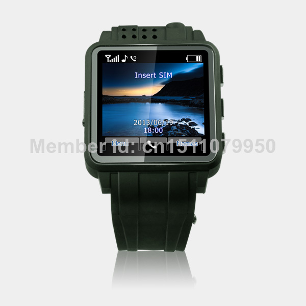 WL120 1.54' Touch Screen Single Core 1.3MP SOS Fashion smart Phone Watch with Bluetooth