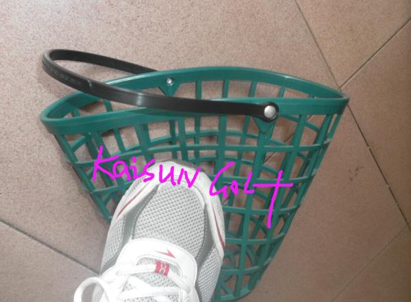 golf basket , plastic golf basket , green plastic golf basket