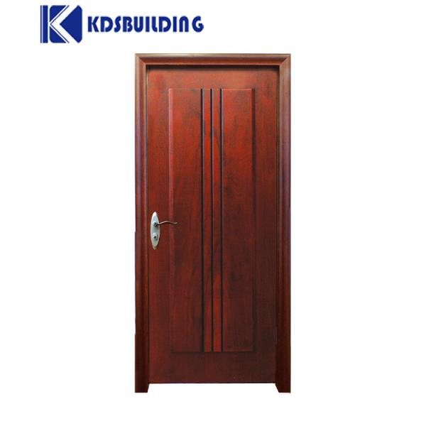 Casa de madeira porta única Casa Hotel Interior à prova de balas Porta da frente