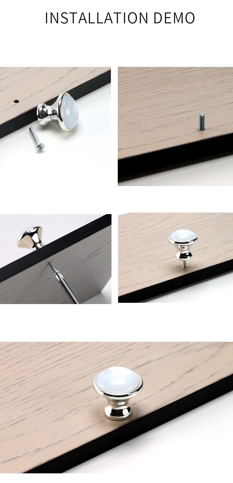 Diamond Crystal Handles Furniture Drawers Handles Knob ABS Furniture Drawers for Cabinets Dressers Gift Box Decoration