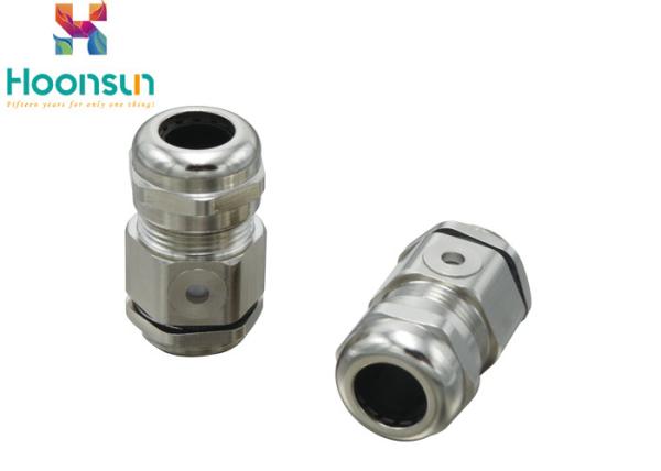 M20 X 1.5 Nickel Plated Brass Air Breather Valve M Thread Series Long Use Time