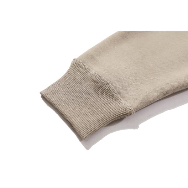 Дизайнер мужчины уличный капустник свитер Crop Top Slim 380g 95% хлопка Half Zip Stand Collar Street Wear капуста