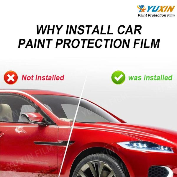Blocks UV TPU PPF Paint Protection Film Non Yellowing Lubrizol Car Body Protection Film