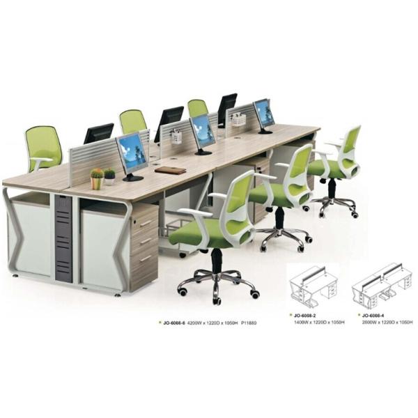 modern six seater workstation office furniture factory for Europe market,#JO-6008-6