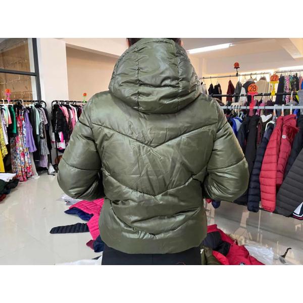 Fashion Design Womens Cropped Puffer Jacket Simplicity Warm Ladies Down Jackets