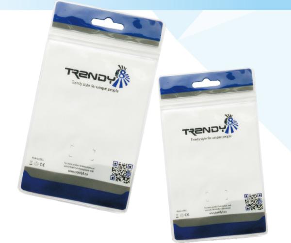 ISO9001 SGS PVC Plastic Pouch bags Waterproof Overall Printed 0.3mm For Mobile Phone