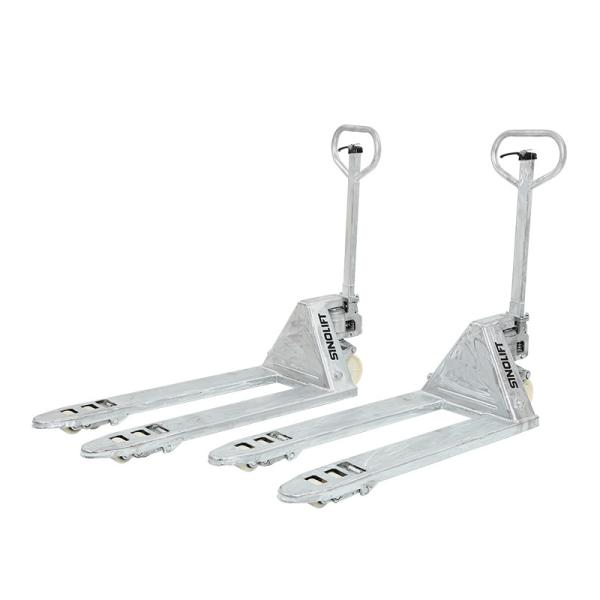 Sinolift China NAG Heavy Duty Design Galvanized And Stainless Steel Hand Pallet Jack Or Truck