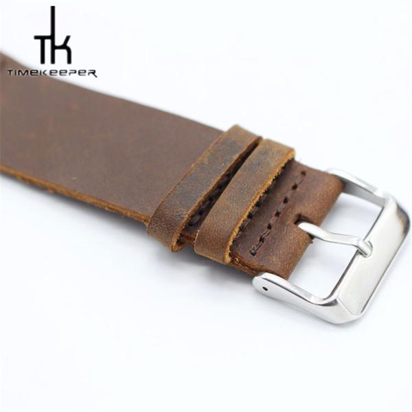 Wood Dial Japan Quartz Minimalist Leather Watch Moon Phase Heart Rate Monitor