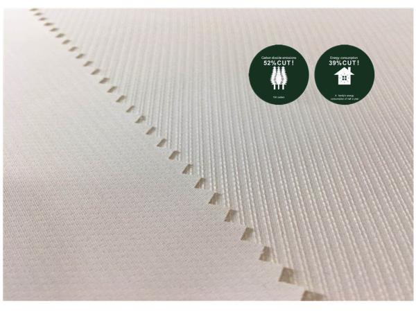 Dobby Recycled Plastic Bottle Fabric , Fabric Made From Recycled Plastic Bottles
