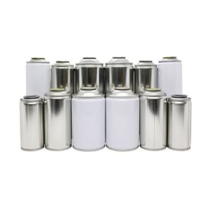Lacquered Empty Aerosol Tin Cans 52mm Diameter from Established