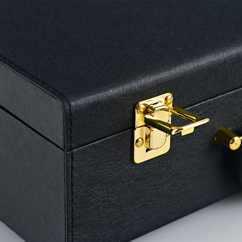 Personalized PU Leather Wine Gift Box With Handle Wholesale Manufacturer