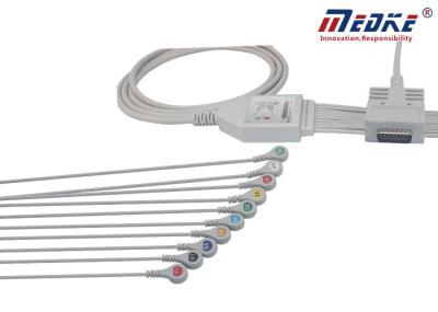 A ligação de Burdick 10 protegeu a pressão fixa AHA 012-0700-00 do cabo do ECG