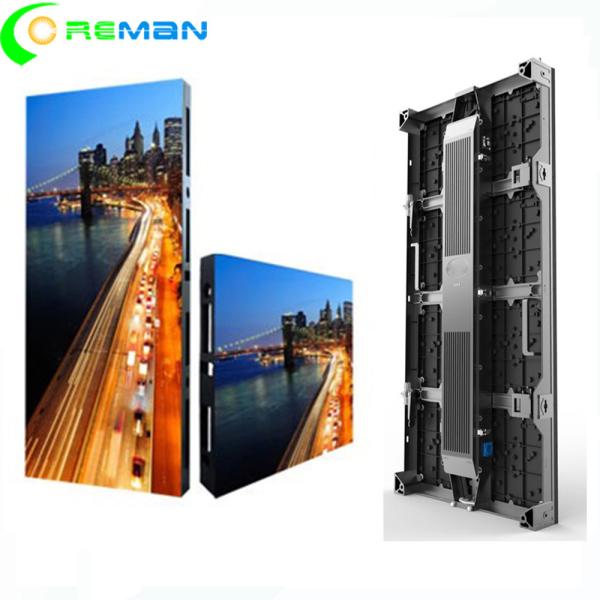 Flex Curved Portable LED Video Wall Display Hire , Big LED Panel Screen Outdoor