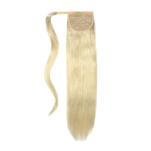 Straight Human Hair Ponytail Extension PE-230829 20 Inch Kinky Straight/Curly Ponytail
