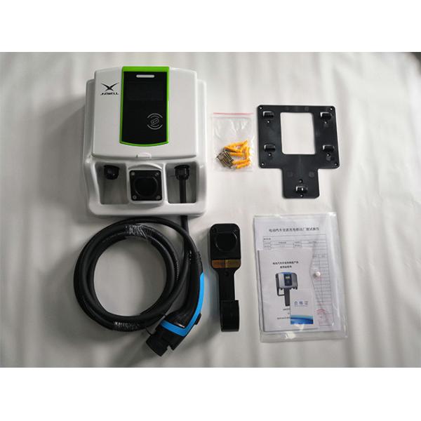 RFID 5m Cable Type 2 Wall Mounted EV Charging Station 32A 1 Phase 3 Phase 7kw 22kw