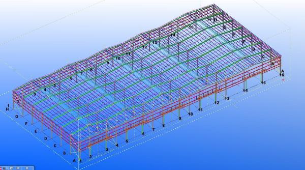 Almacén de acero prefabricado Q235B Q355B para estándares de acero estructural