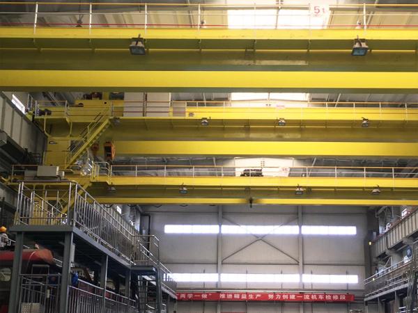 Remote Control A5 A6 Double Beam Bridge Crane For Workshop FEM 2M