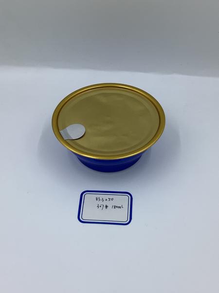 180ml Two Piece Aluminum Foil Bowl 83.3mm×50mm Corrosion Proof Temperature Resistance