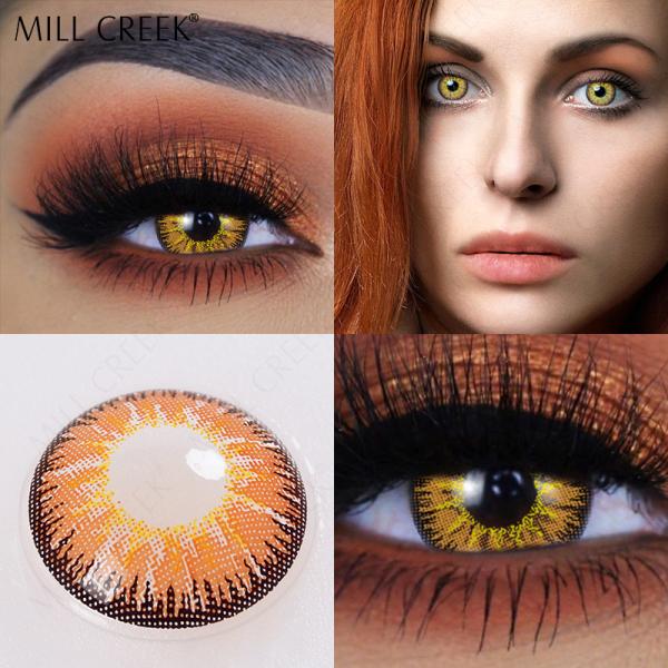 Vika Brown Lenses For Dry Eyes 48% Water Content Professional Comfortable
