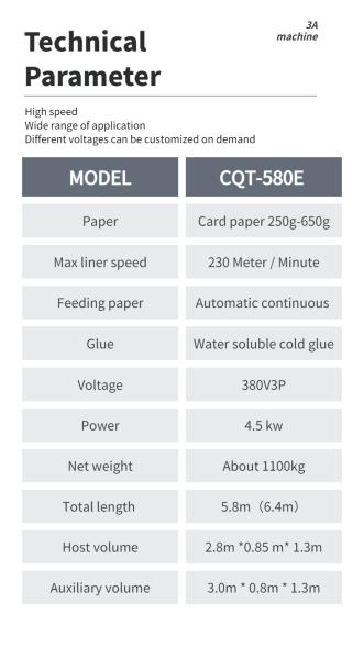Paper Cold Glue Folder Gluing Machine with Optional Function and Easy-to- Auto Side Glue
