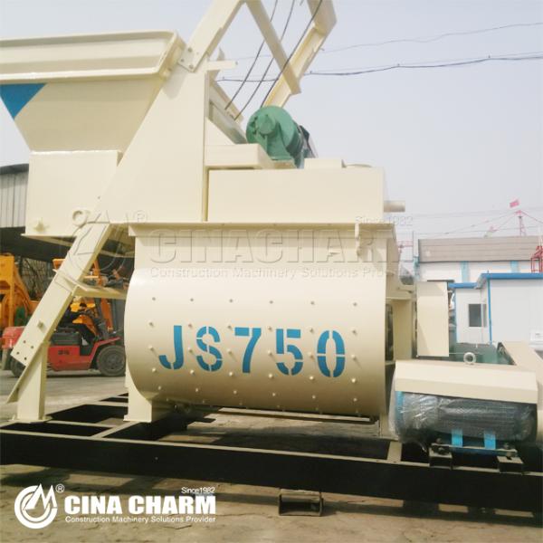Смеситель бетона скорости смесителя 29.3r/Min вала близнеца JS750 конкретный смешивая